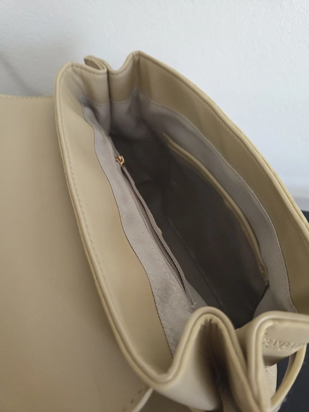 Cavalli Class Tatiana Top Handle Purse, Almond Buff Deboss